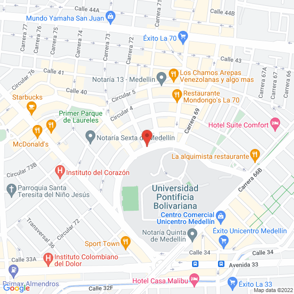 Mapa de María Palenque Cocina Costeña
