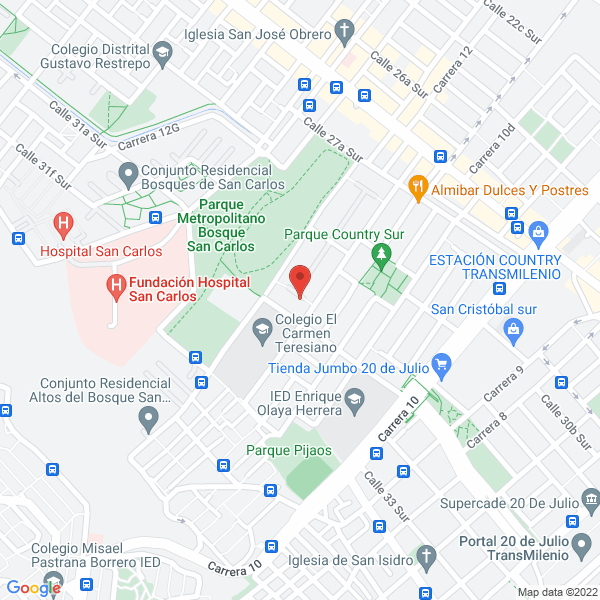 Mapa de Mariachi Bamba Actual