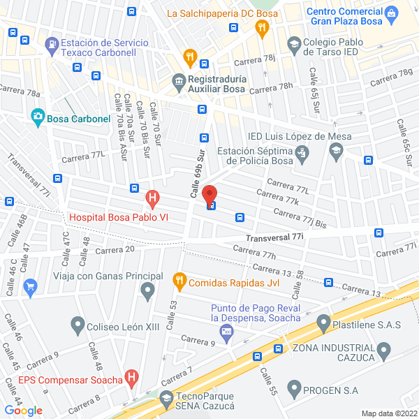 Mapa de Mariachi Juvenil Acalitlan