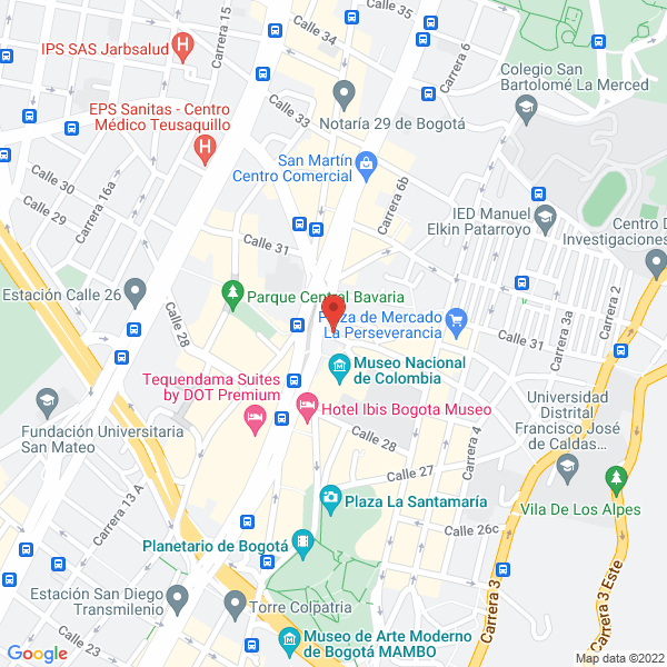 Mapa de Que Coman Pastel S.A.S.
