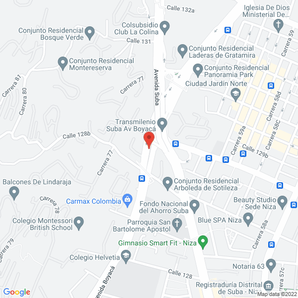 Mapa de Marmoles Y Travertinos S.A.S.