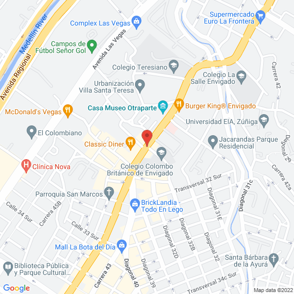Mapa de Marqueteria La Bomba