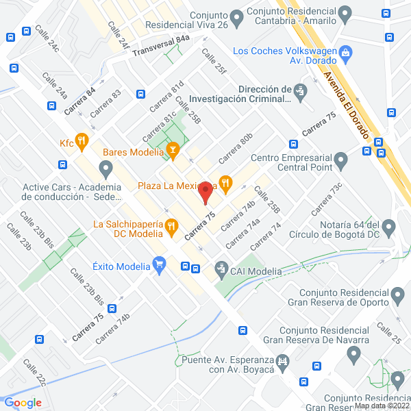 Mapa de Luna Bar El Paisa