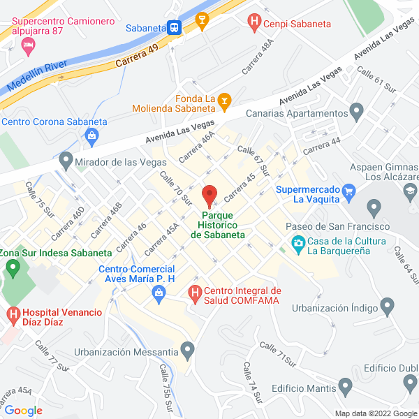 Mapa de Luz Amparo Lema Boutique