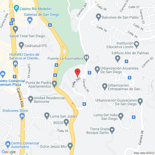 Mapa de M & P Partes Y Componentes S.A.S.