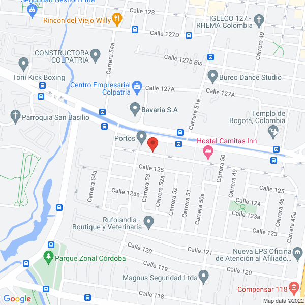 Mapa de M+ Ltda.