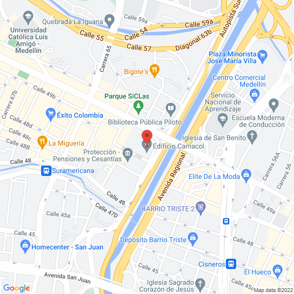 Mapa de M. Y Z. Asociados S.A.