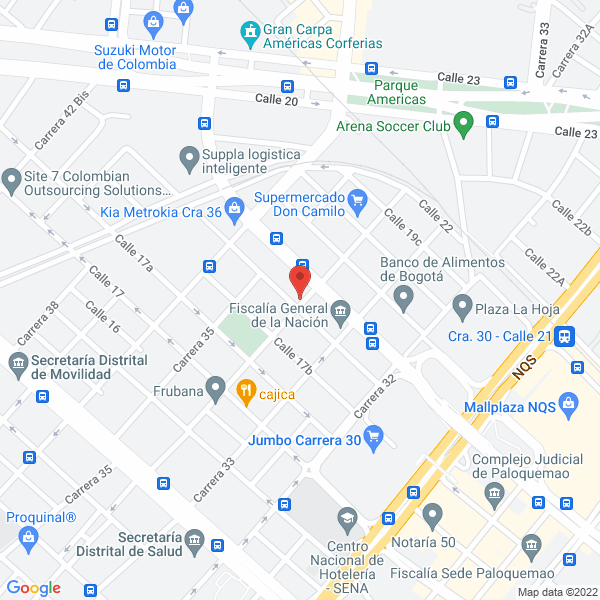 Mapa de Mac Pollo A La Carta