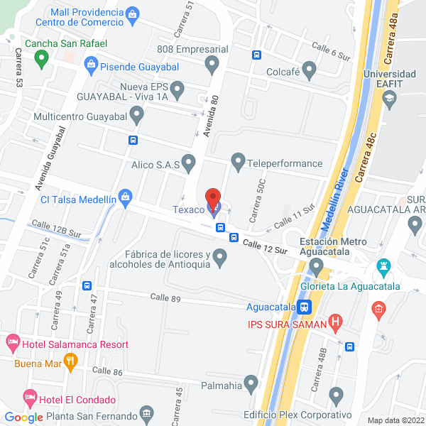 Mapa de Macro Publicidad S.A.