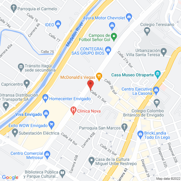 Mapa de Medellín Liquor Store