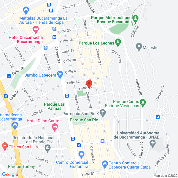 Map of Jurado Gomez Jose Daniel