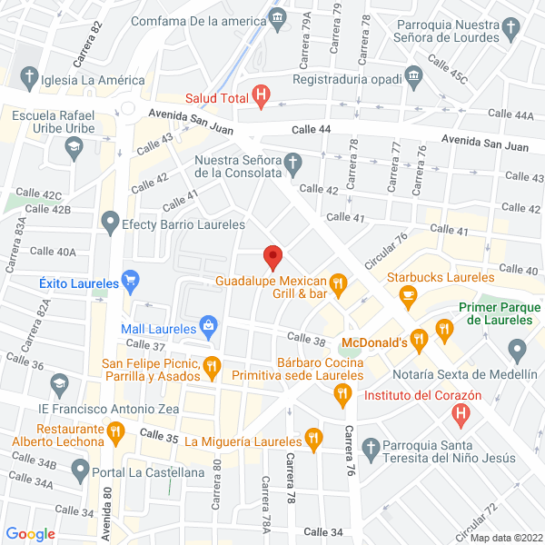 Mapa de Kalabría Eventos S.A.S.