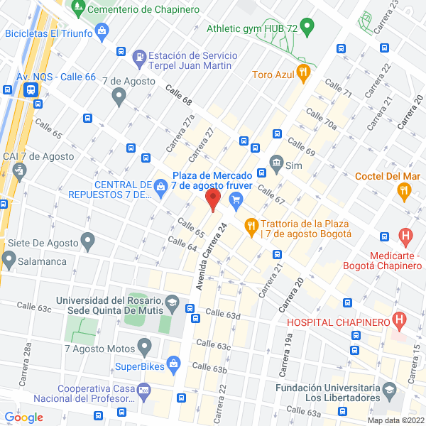 Mapa de Karday Confecciones S.A.S.