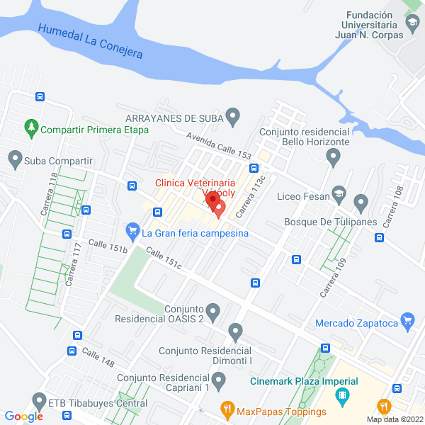 Mapa de Krispi Frito