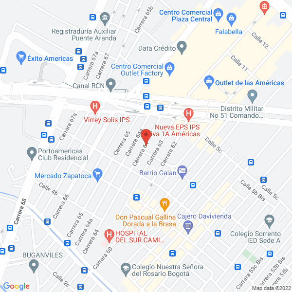 Mapa de Nalquim S.A.S.