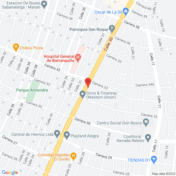 Map of Maqui Puertas Y Maderas