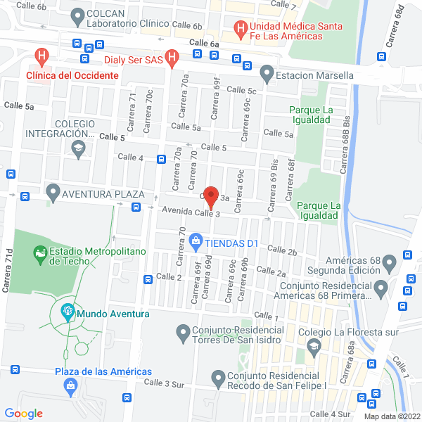 Mapa de Maquipartes Ltda.