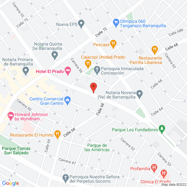 Map of Marcelino Escolar & Cía. Ltda.