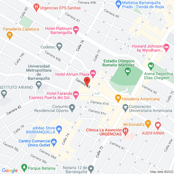 Map of Maria Helena Navarro De Otalora
