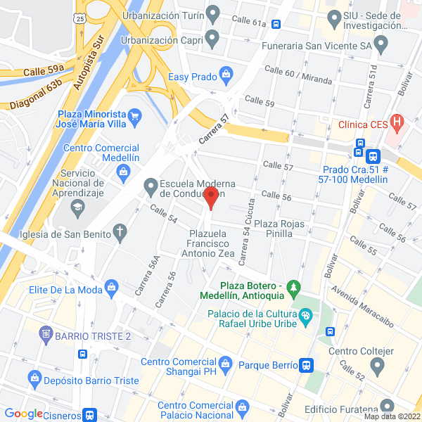 Mapa de Mariachi En Medellin