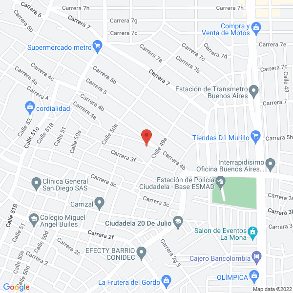 Map of Mariachi Juvenil Huaztecas