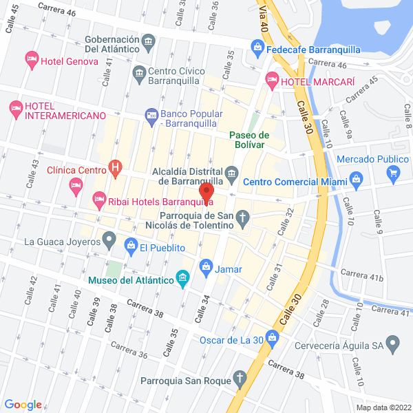 Map of Marianas Boutique
