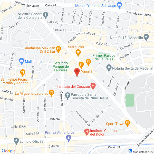 Mapa de Mariatas