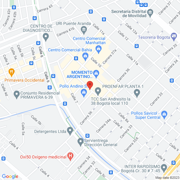 Mapa de Marineros Pescadería Cevichería
