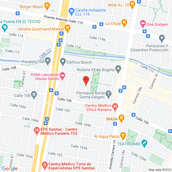 Mapa de Marinno & Asociados S.A.S.