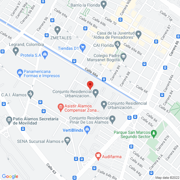 Mapa de Markar S.A.S.