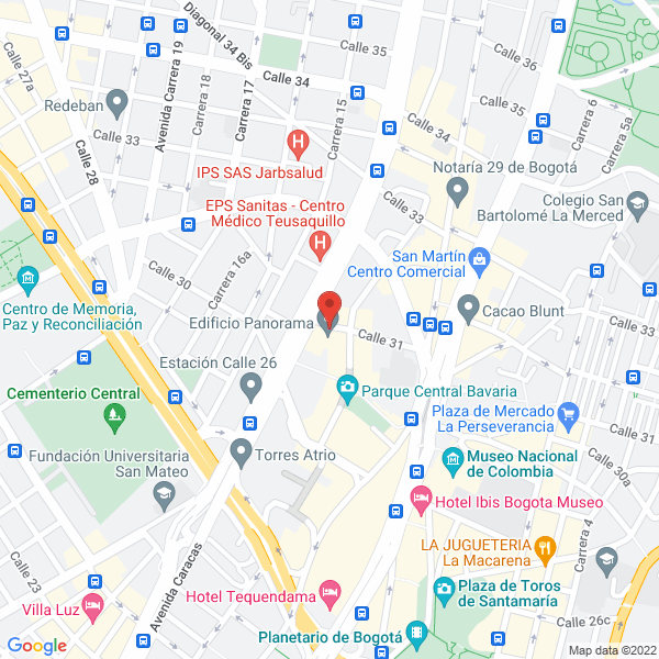 Mapa de Market King S.A.S.