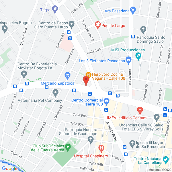 Mapa de Marketing Eventos Y Producciones S.A.S.