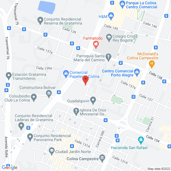 Mapa de Marketing Y Telecomunicaciones De Colombia S.A.S.