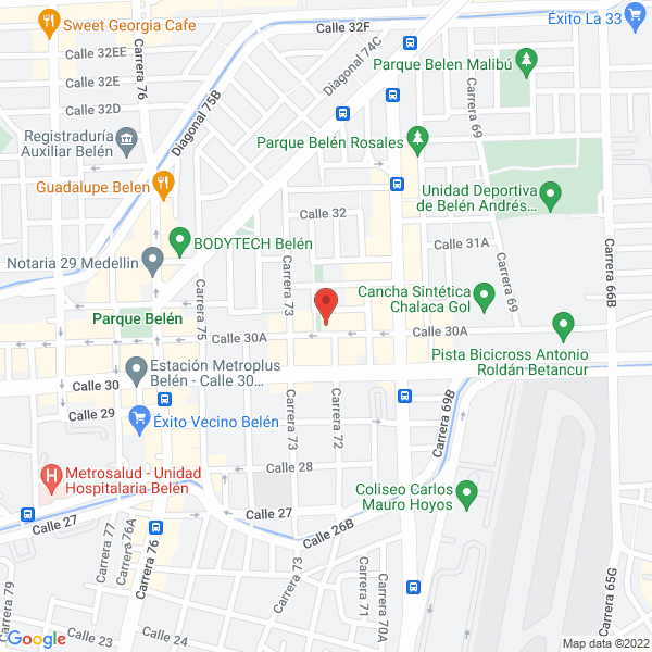 Mapa de Marmolería Atenas
