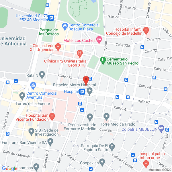 Mapa de Marmolería San Francisco