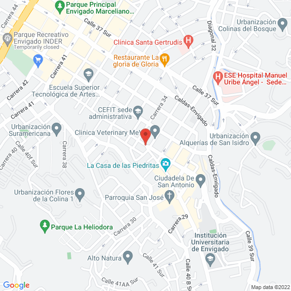 Mapa de Marroquinería Arturo Zapata
