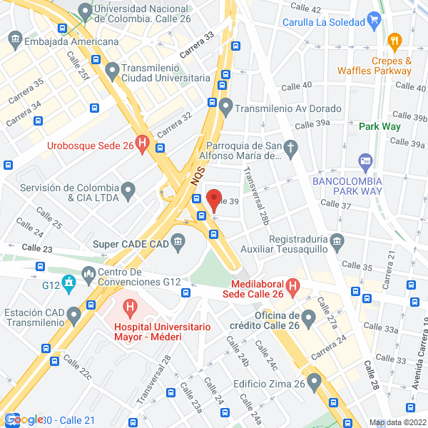 Mapa de Medical Esthetic