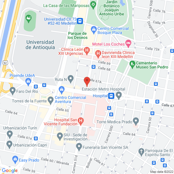 Mapa de Medicáncer