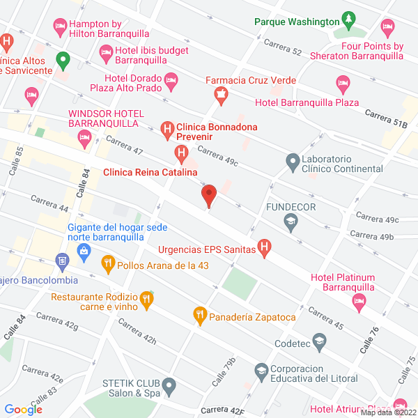 Map of Medicina En Casa S.A.S.