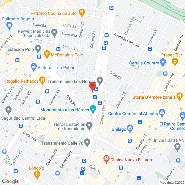 Mapa de Megaseguridad La Proveedora Ltda.