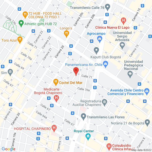 Mapa de Madesteel S.A.S.