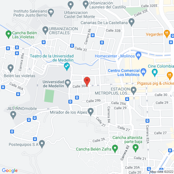 Mapa de Mall De La Belleza