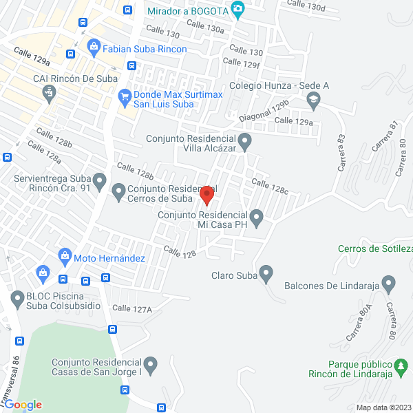Mapa de Mana Chiquitks Gospel Recreación Y Humoristas