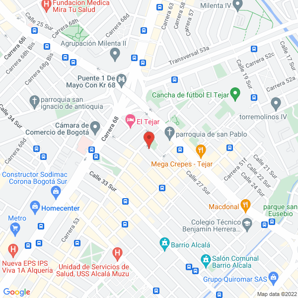Mapa de Manantial De Aseo Y Mantenimiento S.A.S.