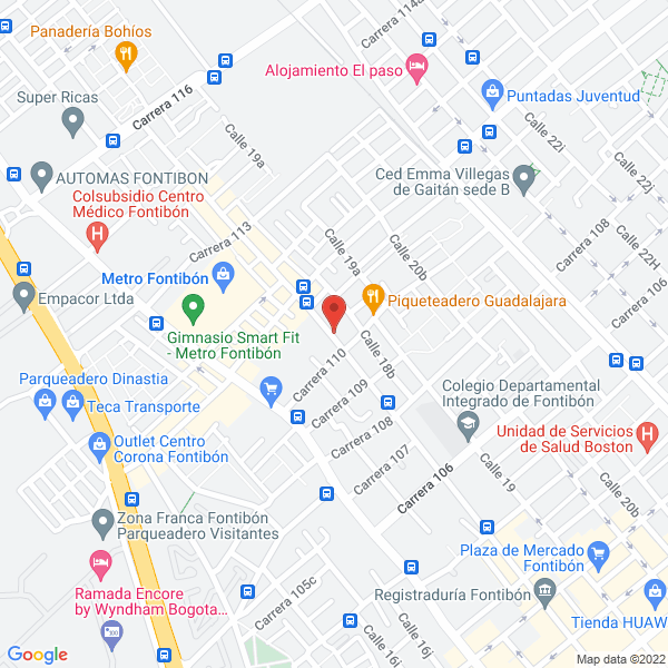 Mapa de Manofacturas Beta