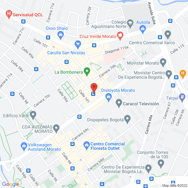 Mapa de Net Suministros