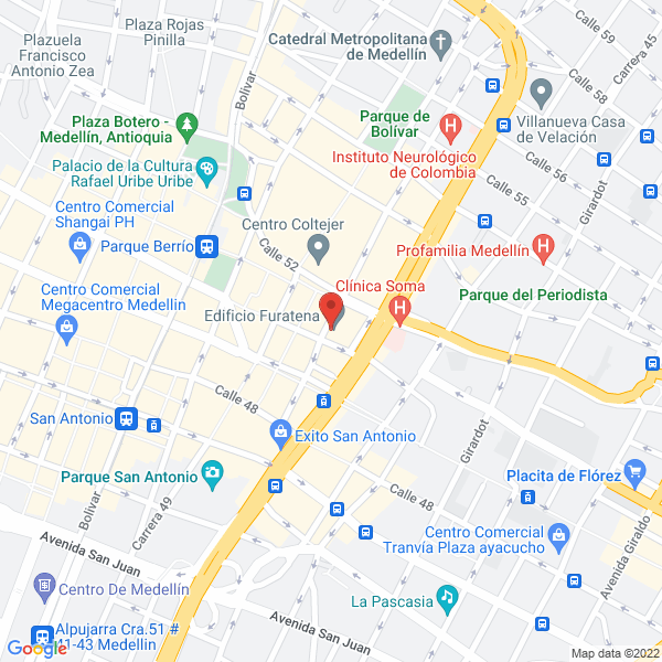 Mapa de Noreña Calle Juan Camilo
