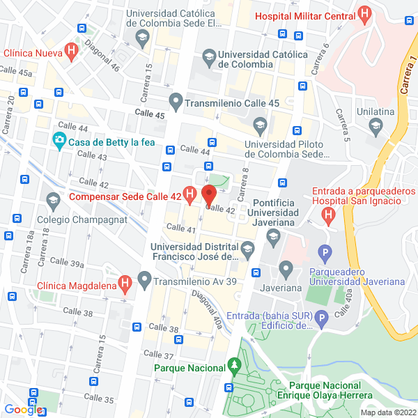 Mapa de Marveg S.A.S.