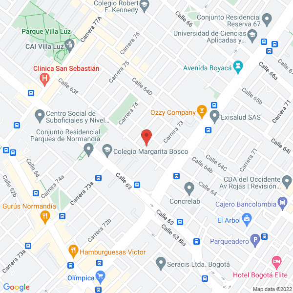 Mapa de Maryddan Médica Ltda.