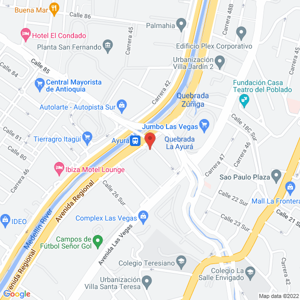 Mapa de Más Que Piel